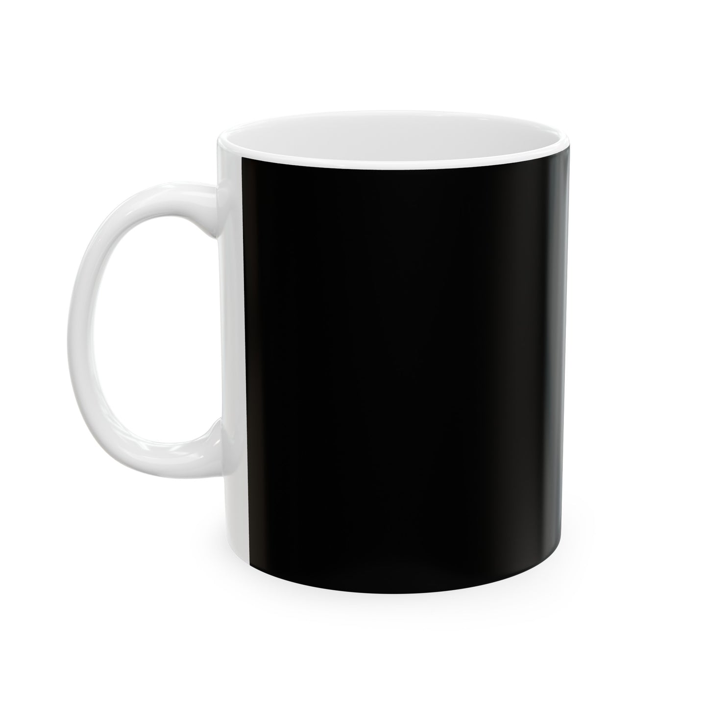 Coffee, Pizza, and Wine Logo - Ceramic Mug, (11oz, 15oz)